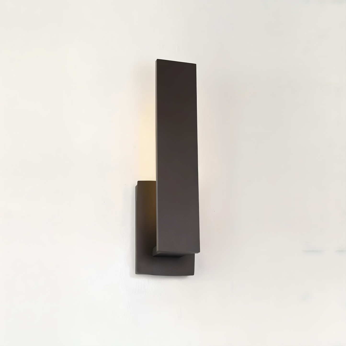 SimpliBlack Wandleuchte - Wasserdichte Aluminium Gartenbeleuchtung - Minimalistische Wandleuchte für Draußen