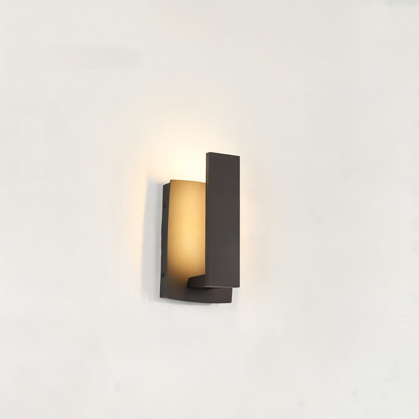 SimpliBlack Wandleuchte - Wasserdichte Aluminium Gartenbeleuchtung - Minimalistische Wandleuchte für Draußen