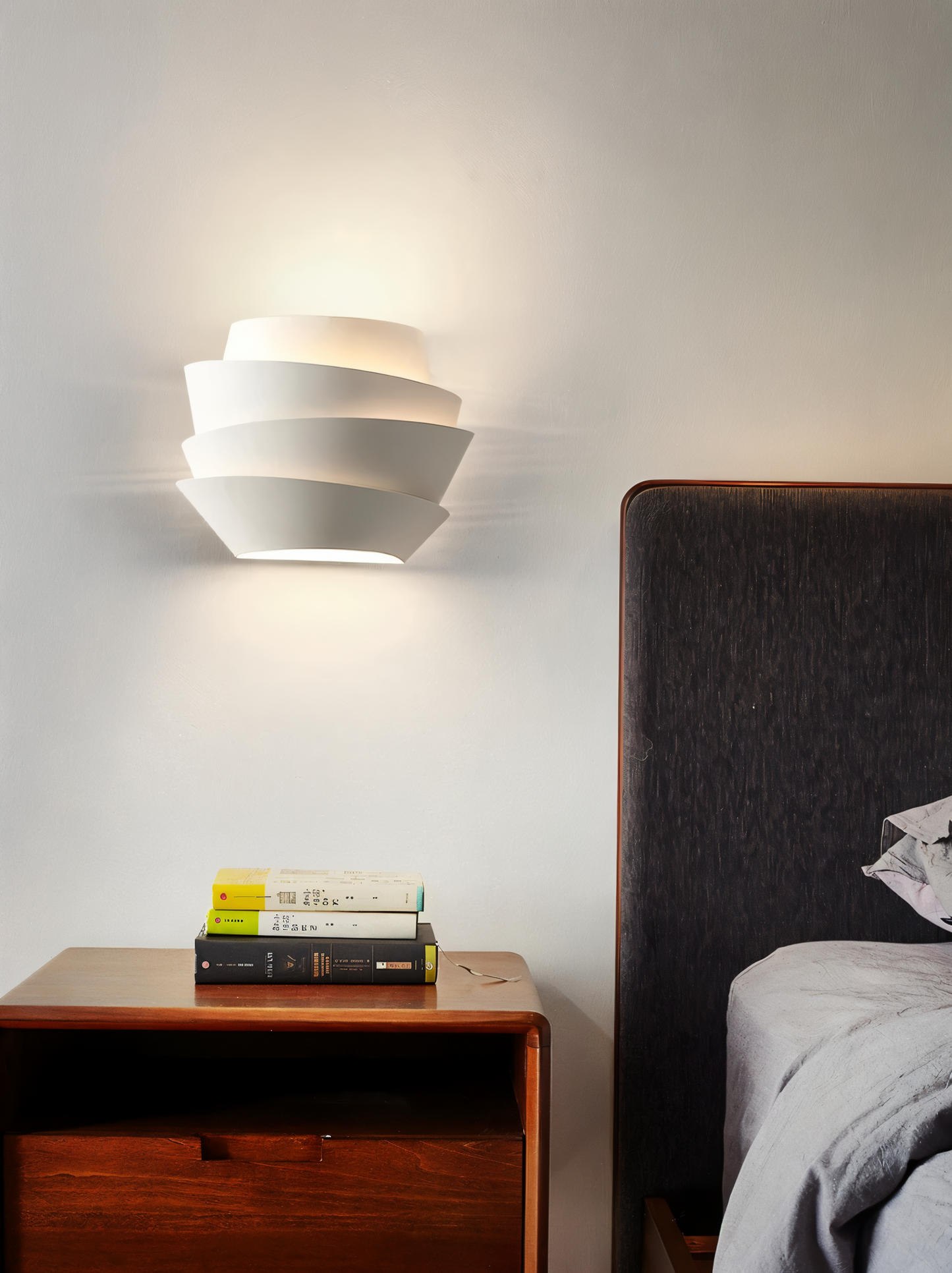 UniqGleam Wandlamp - Geometrische Wandlampe aus Metall - Dekorative Wandleuchten LED Innen