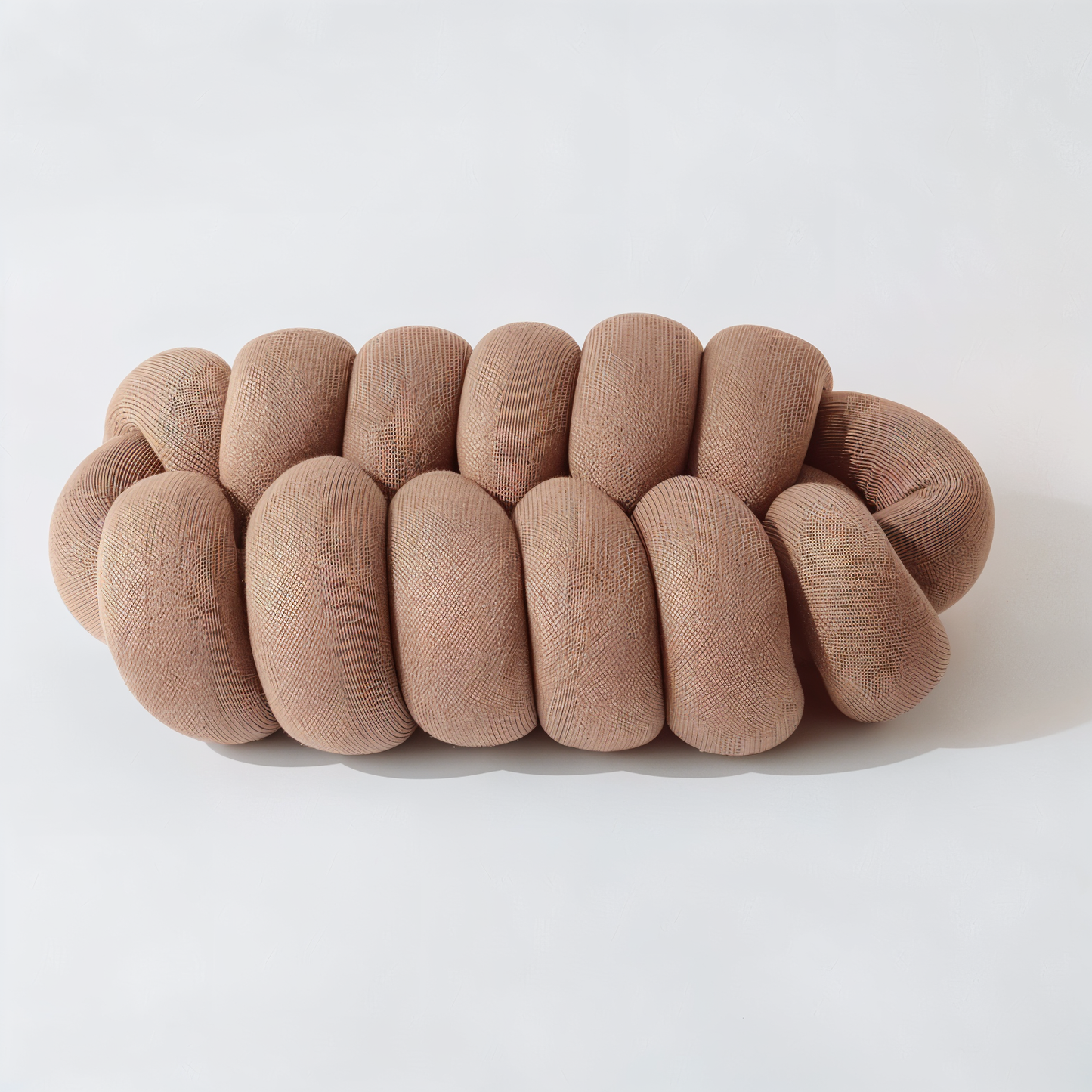 VividKnot - Baumwolle Gestrickt Deko Kissen für Sofa & Stuhl Bliss