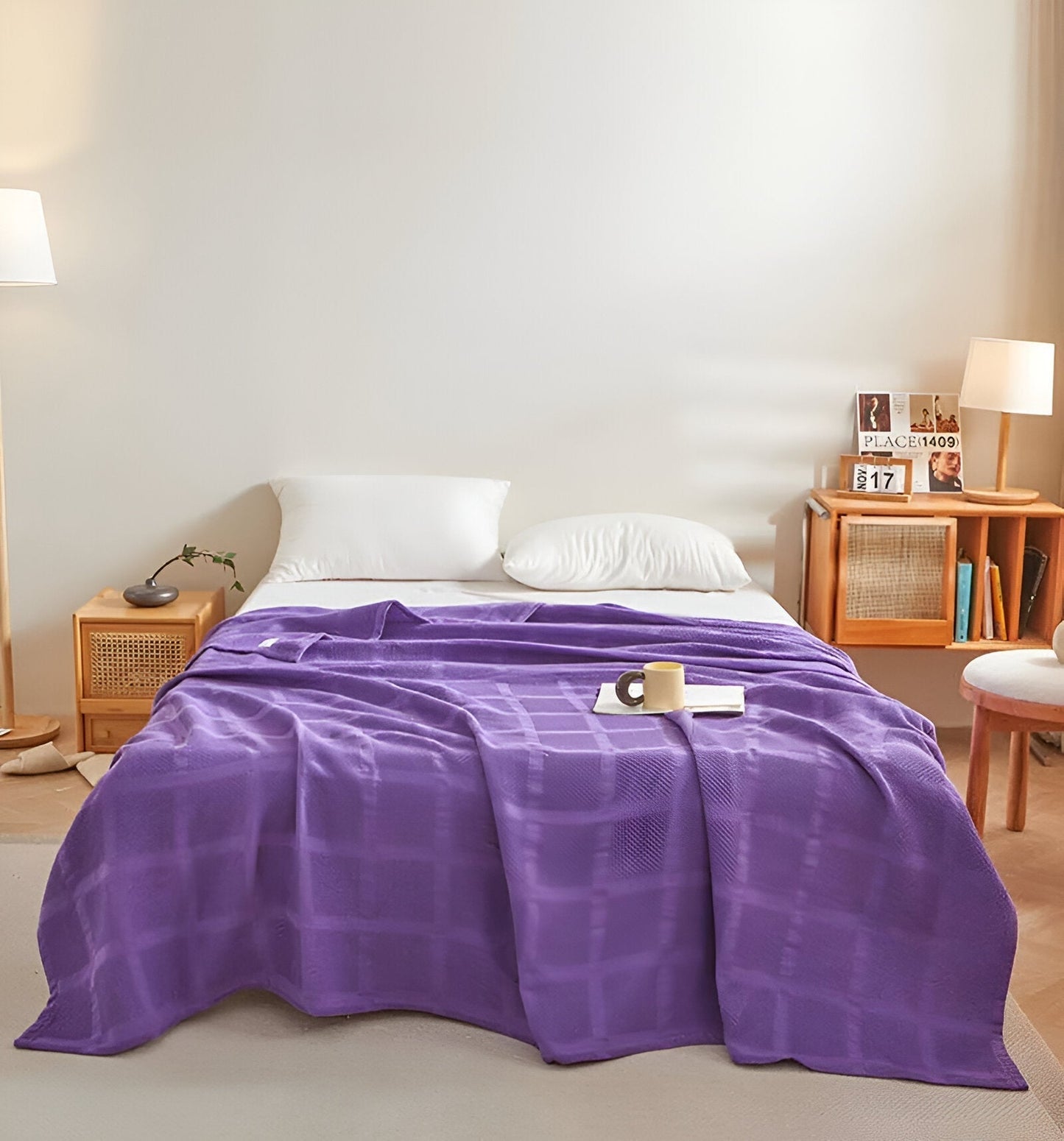 Garduru – Baumwoll Waffel Decke