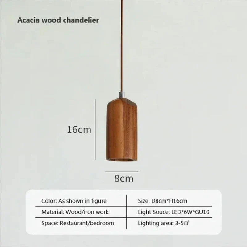 NordicGlow – Skandinavische Hängelampe aus Holz