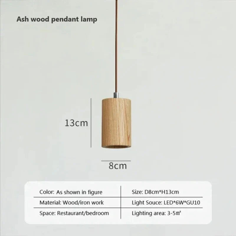 NordicGlow – Skandinavische Hängelampe aus Holz