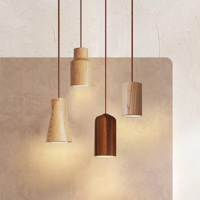 Holz Stehlampe für stilvolles Interieur | NordicGlow