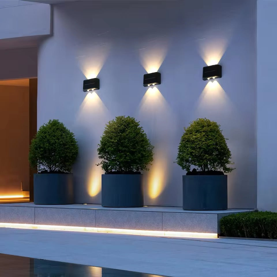 LED Außenleuchte mit Sensor für nachhaltige Solar-Gartenbeleuchtung