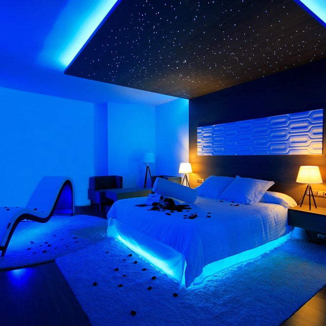 Lebendige RGB LED Streifenlichter - Bluetooth anpassbarer Farbwechsel-Lichtstreifen für die Wohnkultur