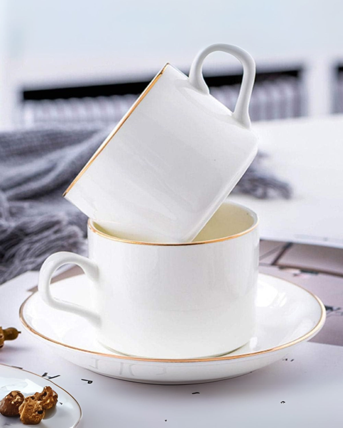 Zeitlose Eleganz – Luxuriöses Porzellan-Teeset mit Pariser Charme