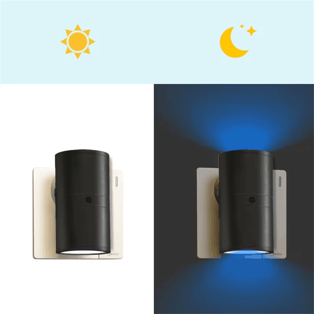 Garduru LED Wandleuchte – Elegante Plug-In-Beleuchtung mit Automatik- und Dauerbetrieb