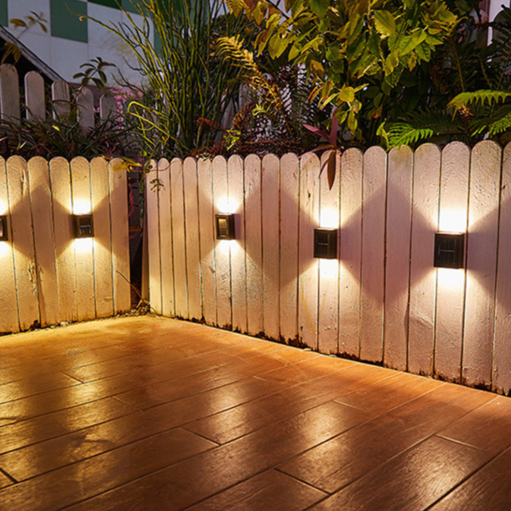 Garduru | Kabellose LED-Solar-Wandleuchten