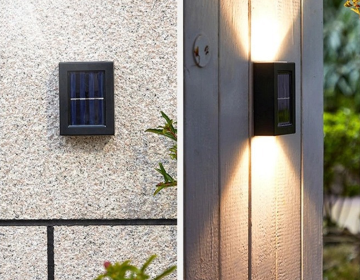 Garduru | Kabellose LED-Solar-Wandleuchten