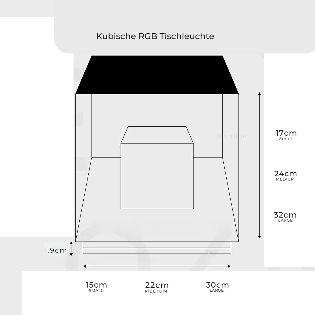 Garduru RGB Tischleuchte - Modernes Design mit Farbwechsel