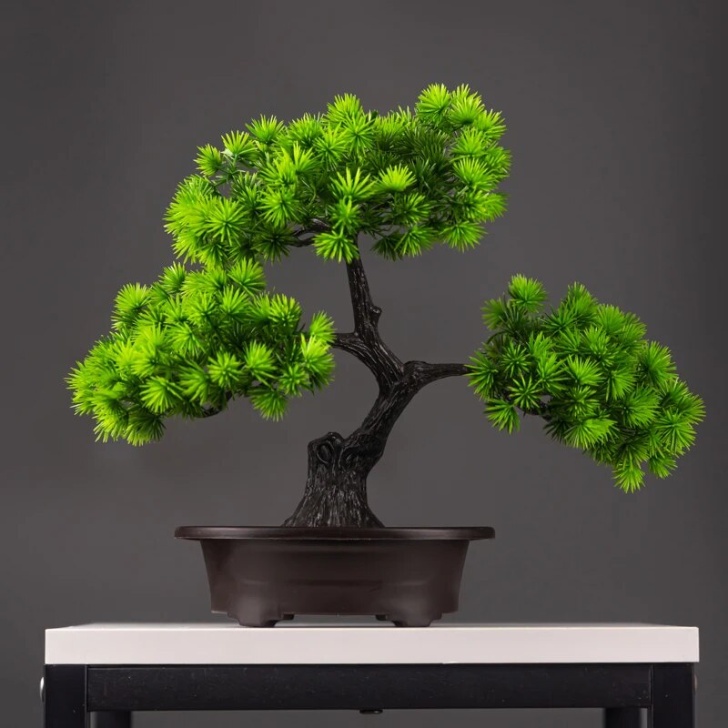 Künstliche Kiefer Bonsai Baum Ornamente