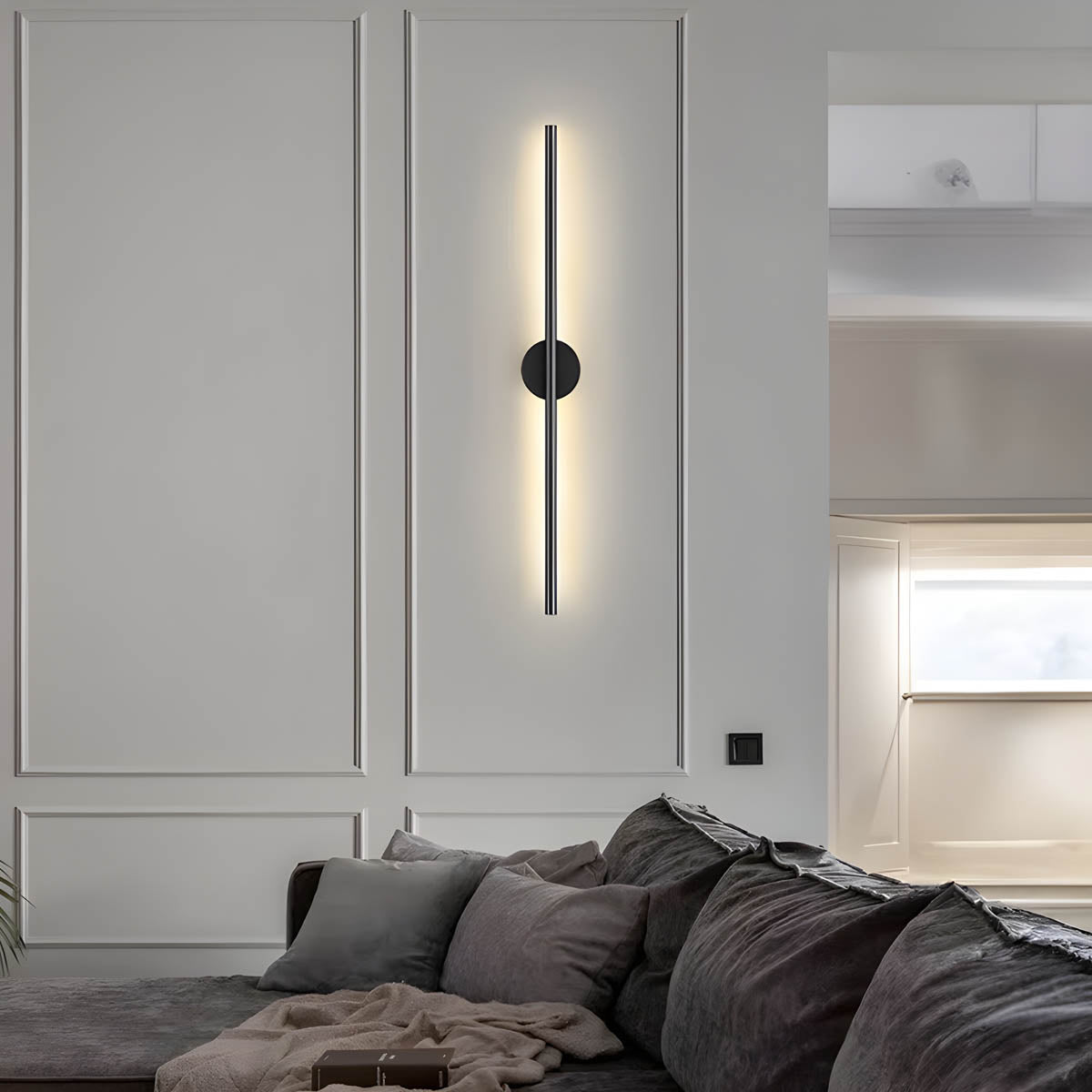Moderne Wandleuchte Lance – Elegante LED-Beleuchtung aus Aluminium und Silikon