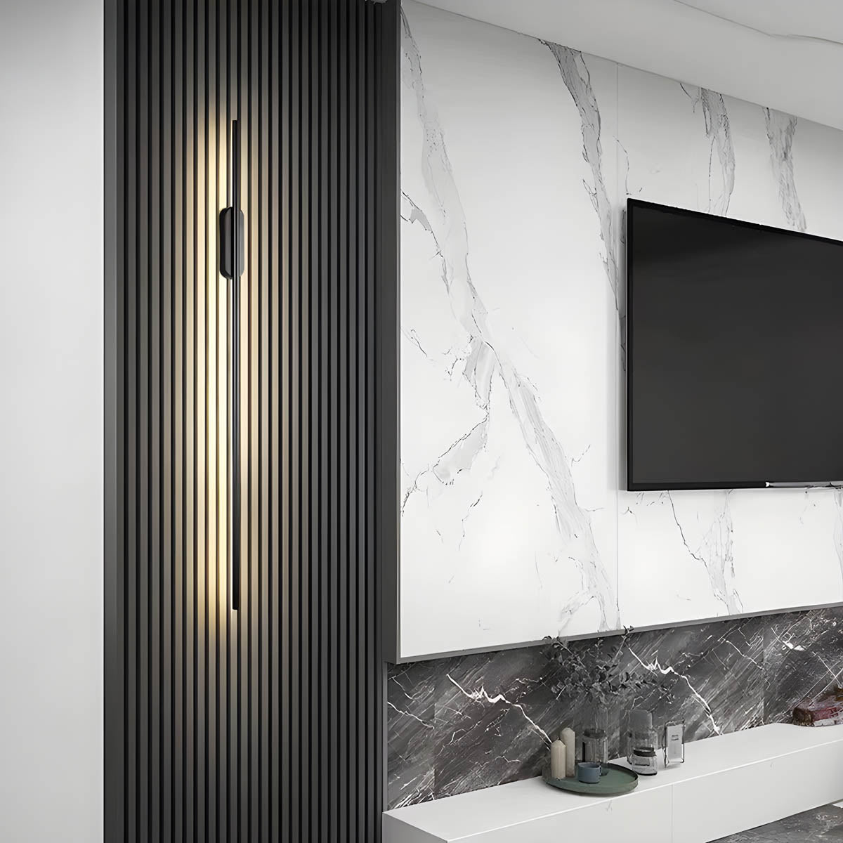 Moderne Wandleuchte Lance – Elegante LED-Beleuchtung aus Aluminium und Silikon
