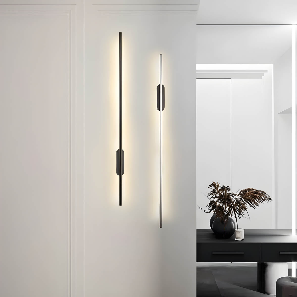 Moderne Wandleuchte Lance – Elegante LED-Beleuchtung aus Aluminium und Silikon