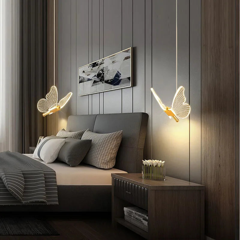 Leuchtflügel – Schmetterlings-LED-Deckenlampe
