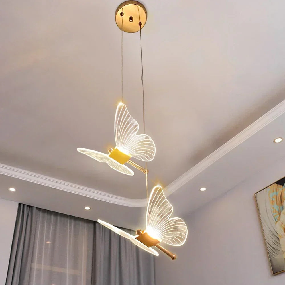 Leuchtflügel – Schmetterlings-LED-Deckenlampe