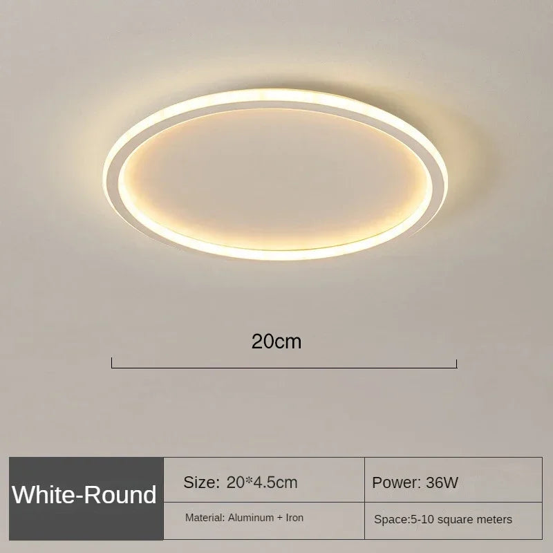 AuroraGlobe LED-Deckenlampe Skandinavisch - Rundes Design, Moderne und Funktionale Beleuchtung
