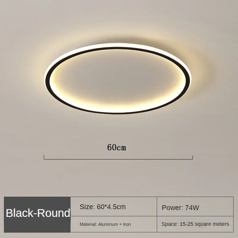 AuroraGlobe LED-Deckenlampe Skandinavisch - Rundes Design, Moderne und Funktionale Beleuchtung
