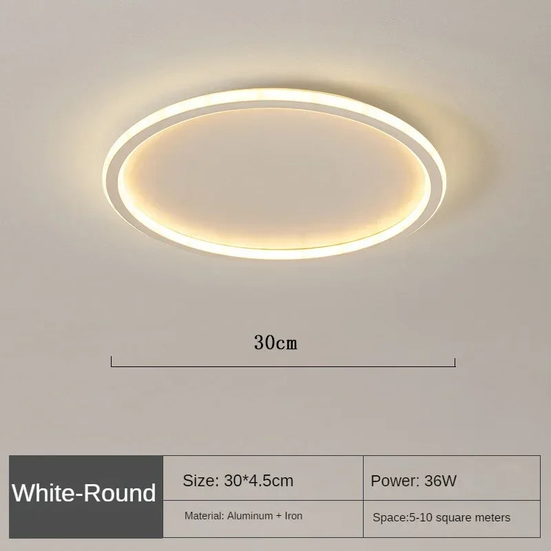 AuroraGlobe LED-Deckenlampe Skandinavisch - Rundes Design, Moderne und Funktionale Beleuchtung