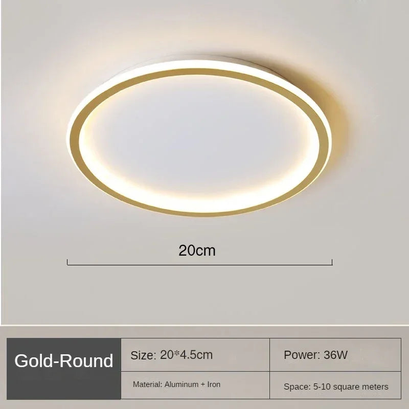 AuroraGlobe LED-Deckenlampe Skandinavisch - Rundes Design, Moderne und Funktionale Beleuchtung