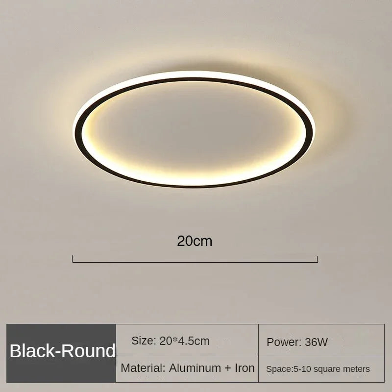 AuroraGlobe LED-Deckenlampe Skandinavisch - Rundes Design, Moderne und Funktionale Beleuchtung