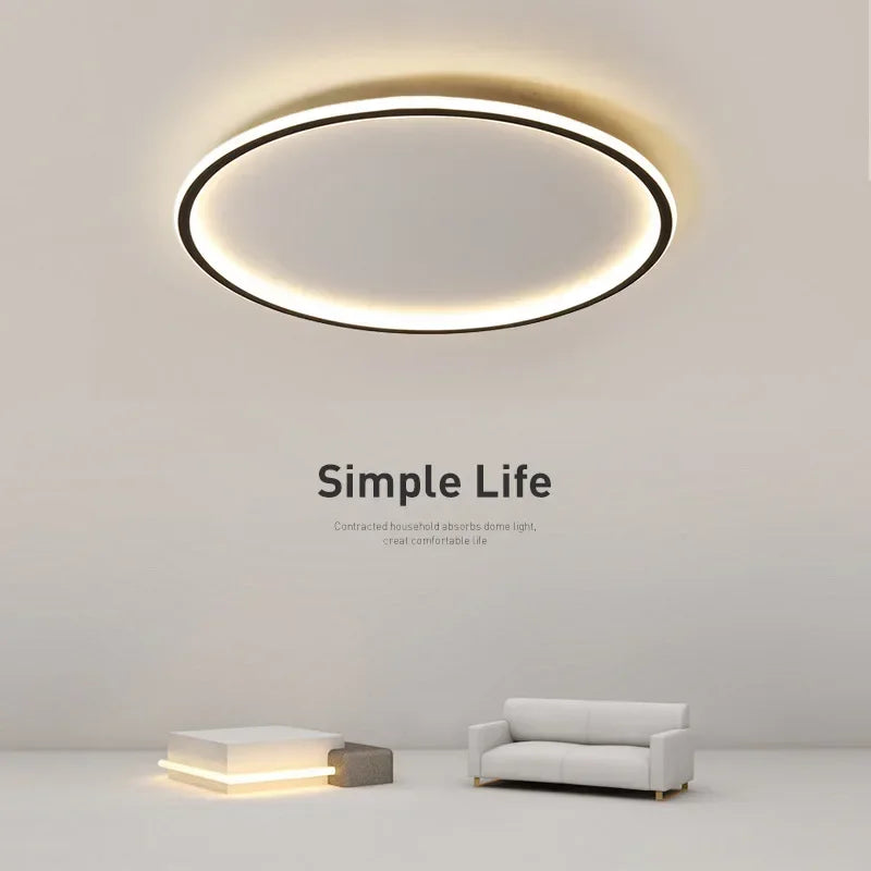 AuroraGlobe LED-Deckenlampe Skandinavisch - Rundes Design, Moderne und Funktionale Beleuchtung