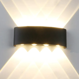 Royelux LED Pentagram Wandlampe - Stilvolle wasserdichte Lampe für Innen- und Außenbereich