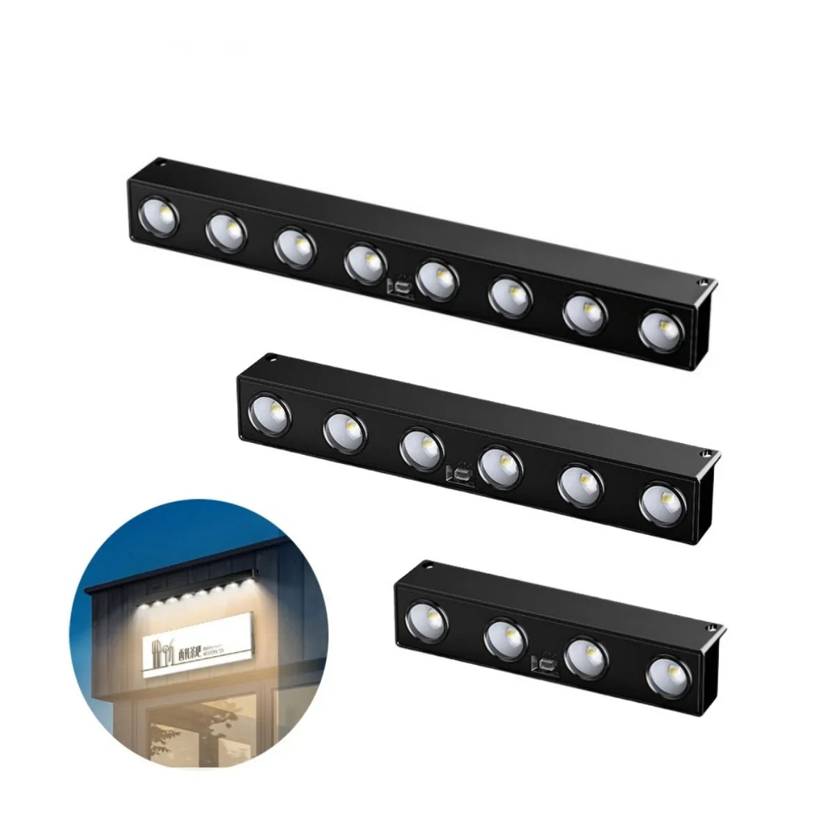 LumiGlow - Solar LED Wandleuchte