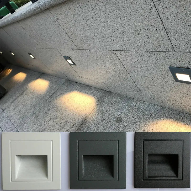 Garduru Treppen-Wandleuchte für Sicherheit und Eleganz