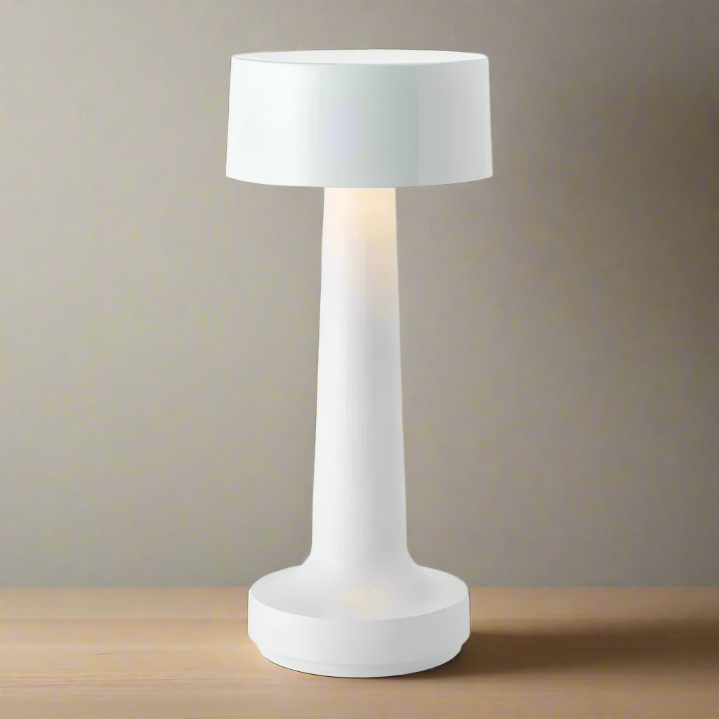 MetalLux Kabellose LED Tischlampe – Dimmbares Touch-Control Licht für Zuhause & Büro