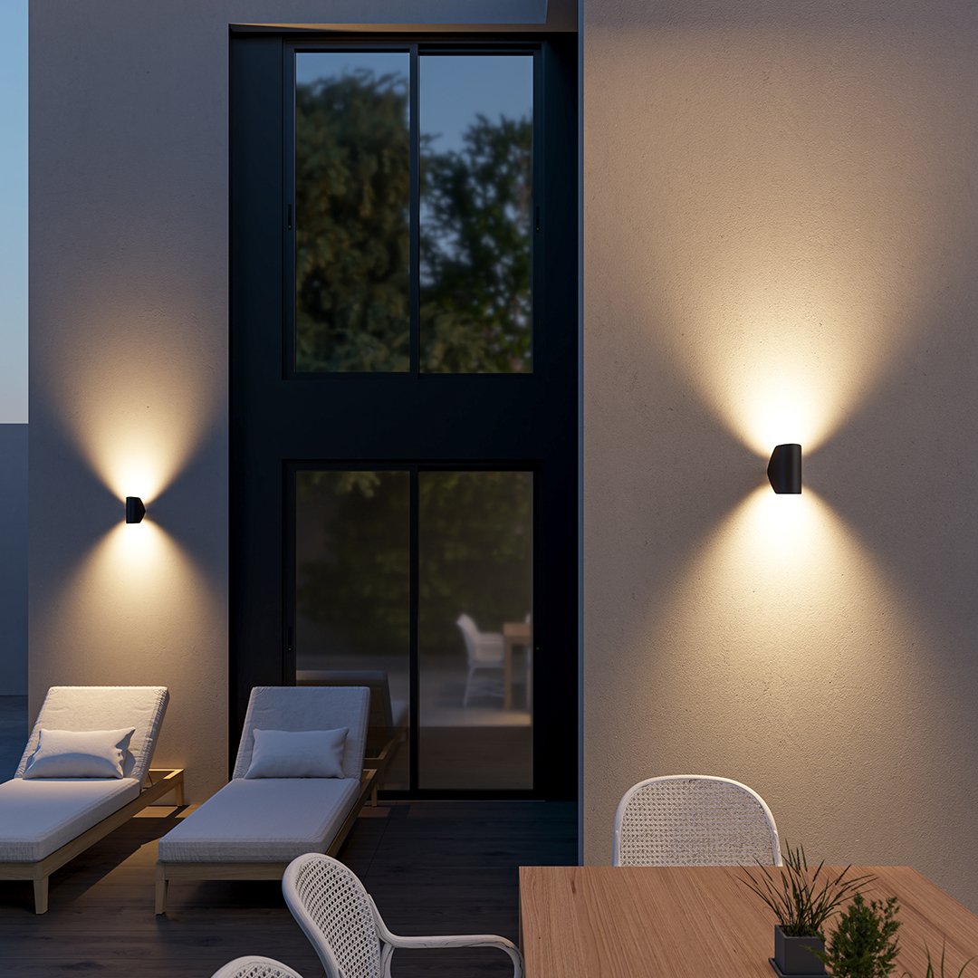 Garduru – Moderne LED Außenwandleuchte für warmes und elegantes Licht