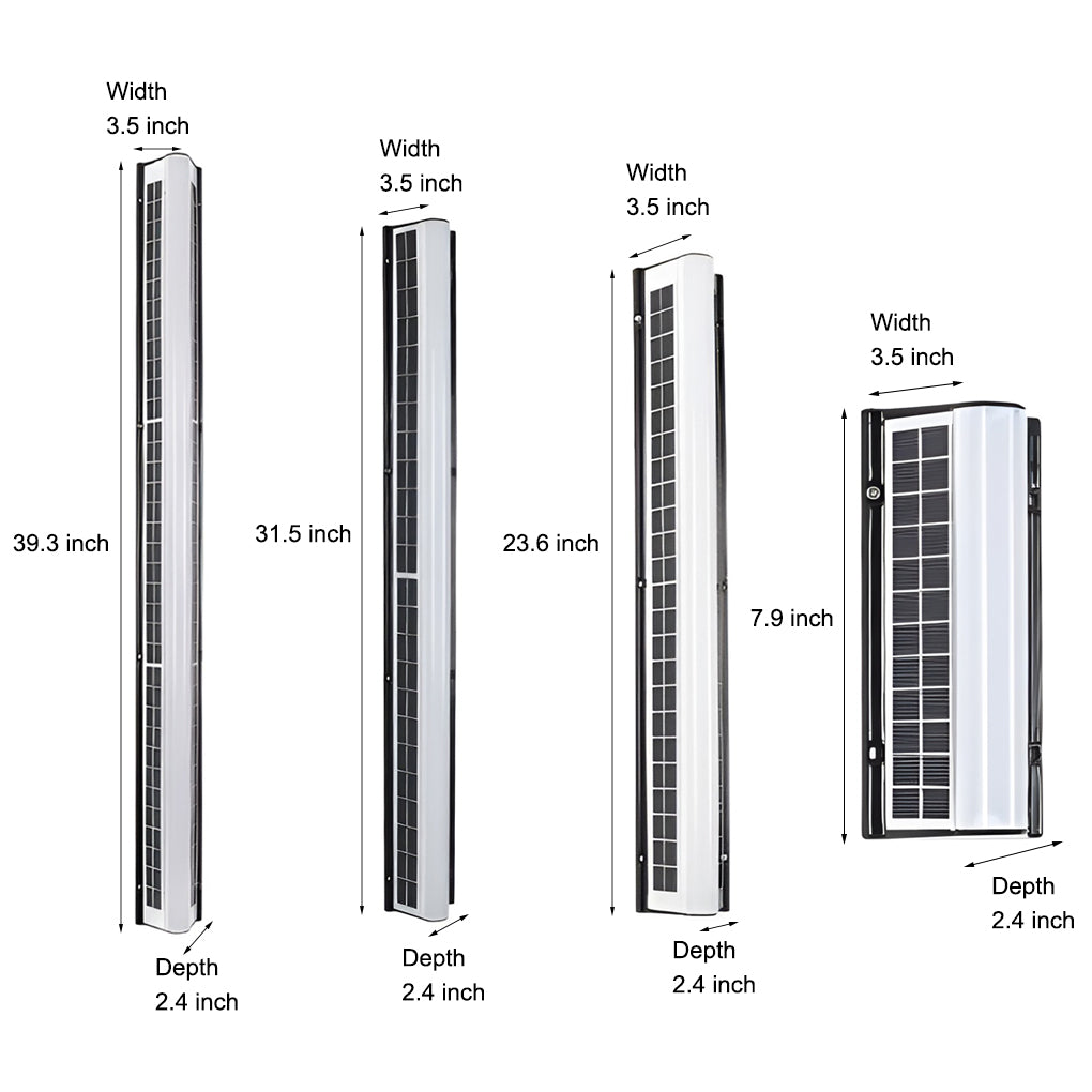 Moderne Solar-LED-Wandleuchte