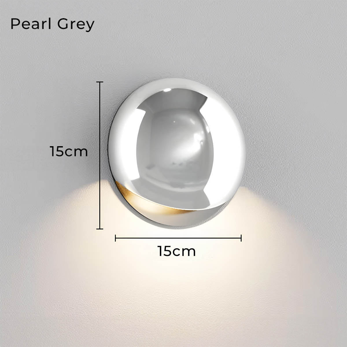 Pebblux – Minimalistische Wandleuchte mit natürlicher Eleganz