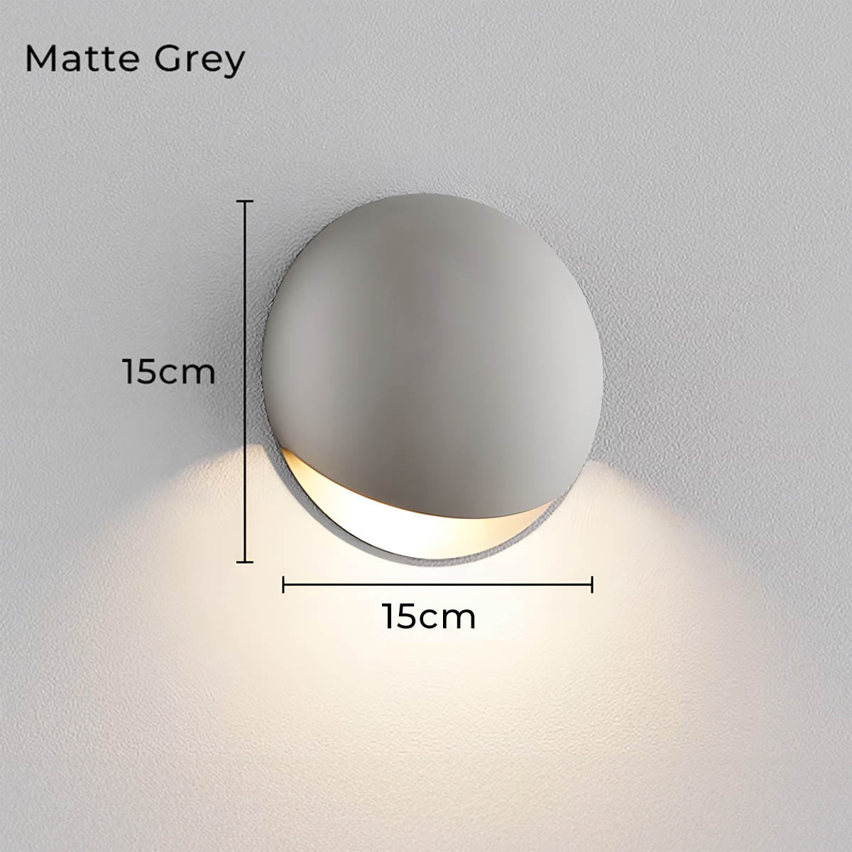 Pebblux – Minimalistische Wandleuchte mit natürlicher Eleganz