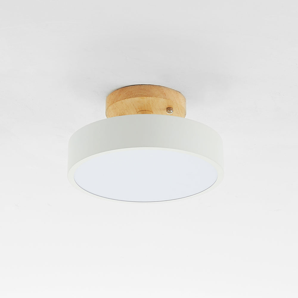 Garduru Holz LED Deckenleuchte – Dimmbar 36W natürliche Eleganz