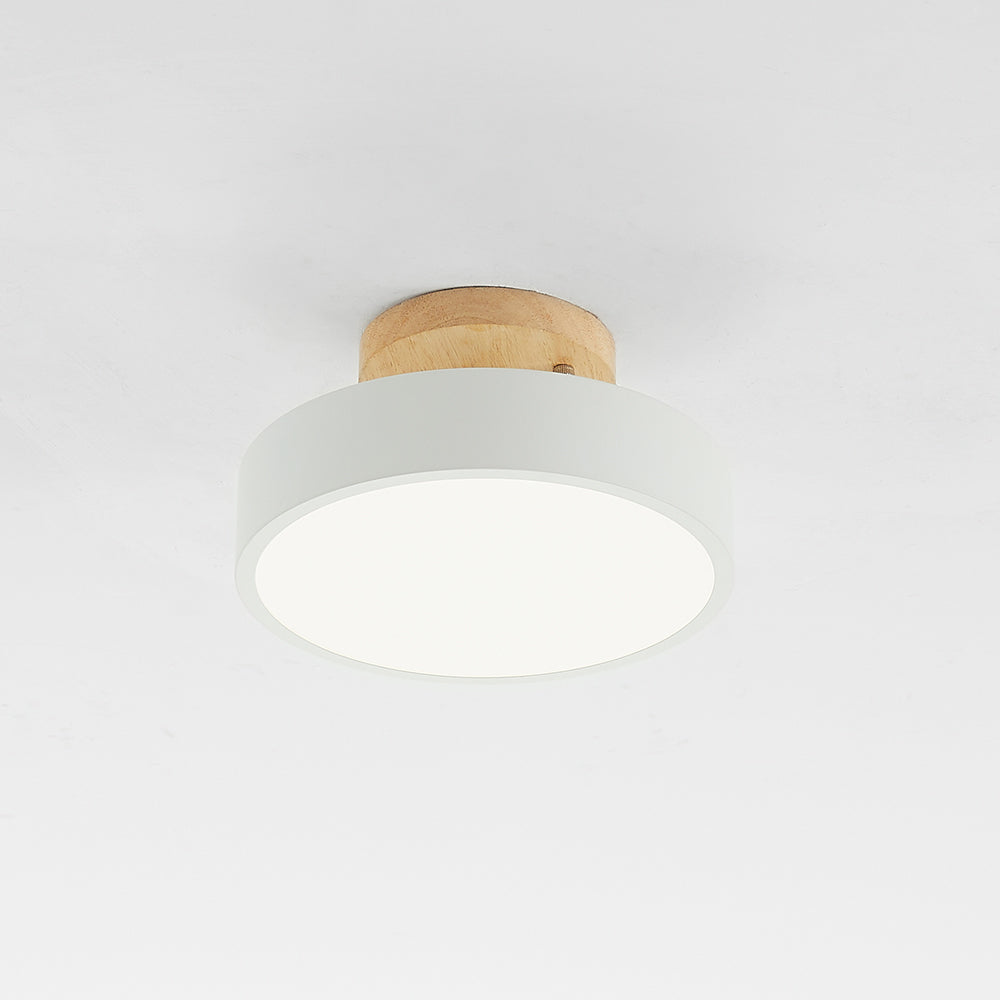 Garduru Holz LED Deckenleuchte – Dimmbar 36W natürliche Eleganz
