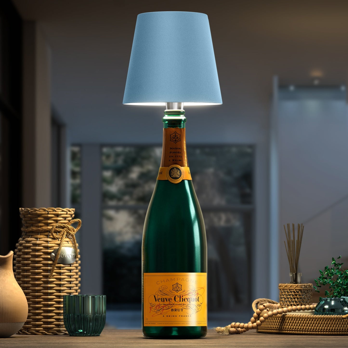 Drahtlose Flaschenlampe - Passt auf jede Flasche