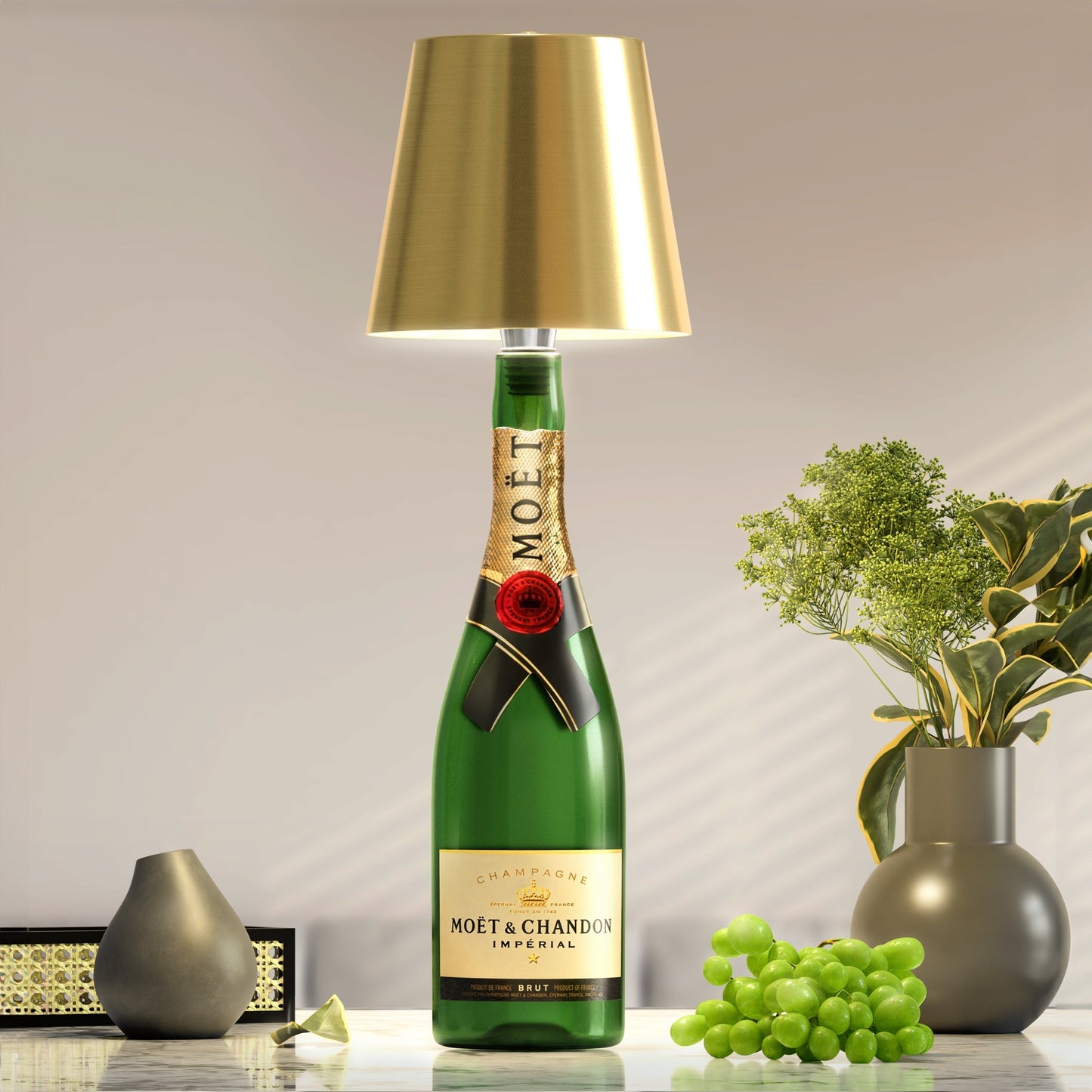 Drahtlose Flaschenlampe - Passt auf jede Flasche