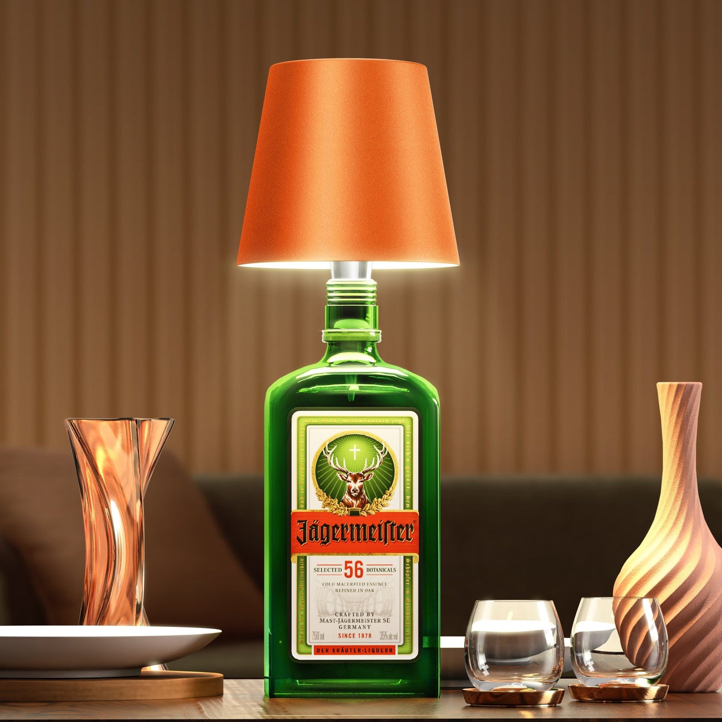 Drahtlose Flaschenlampe - Passt auf jede Flasche