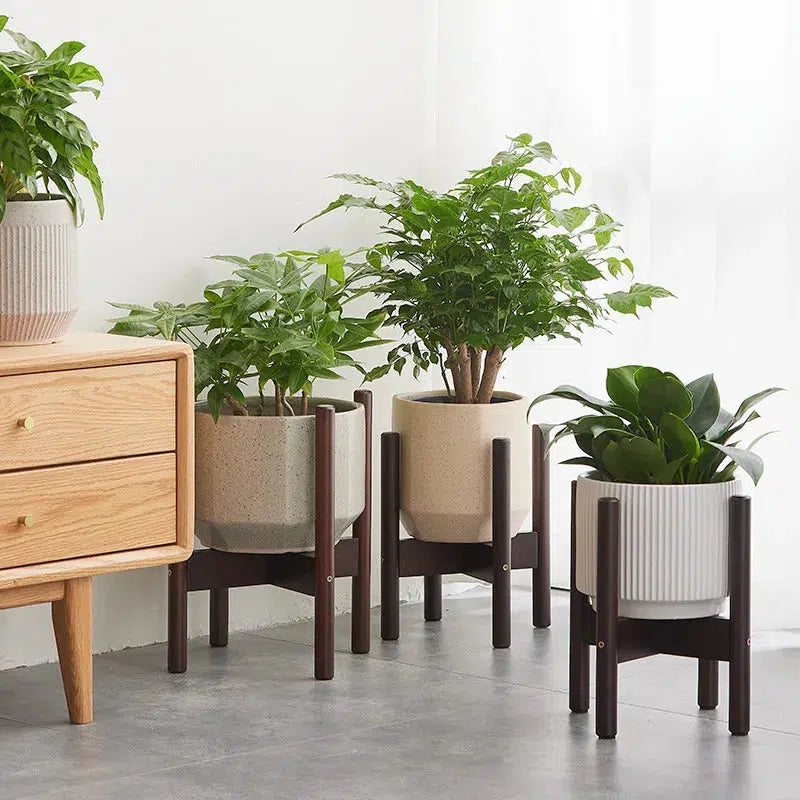 Garduru Holz Pflanzenständer - Vielseitiges Regal für Pflanzen