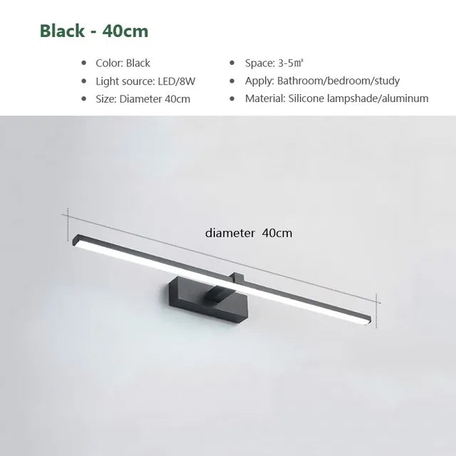 Luminova LED Spiegellicht - Badezimmer Wandleuchte wasserdicht
