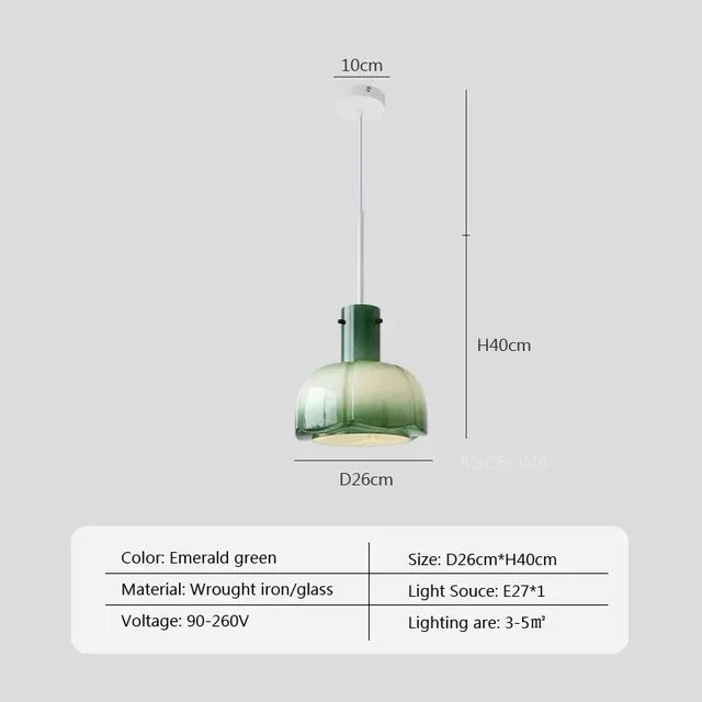 Suspension Arctic LED Nordic - Moderne Glas- und Metalllampe mit Höheneinstellung