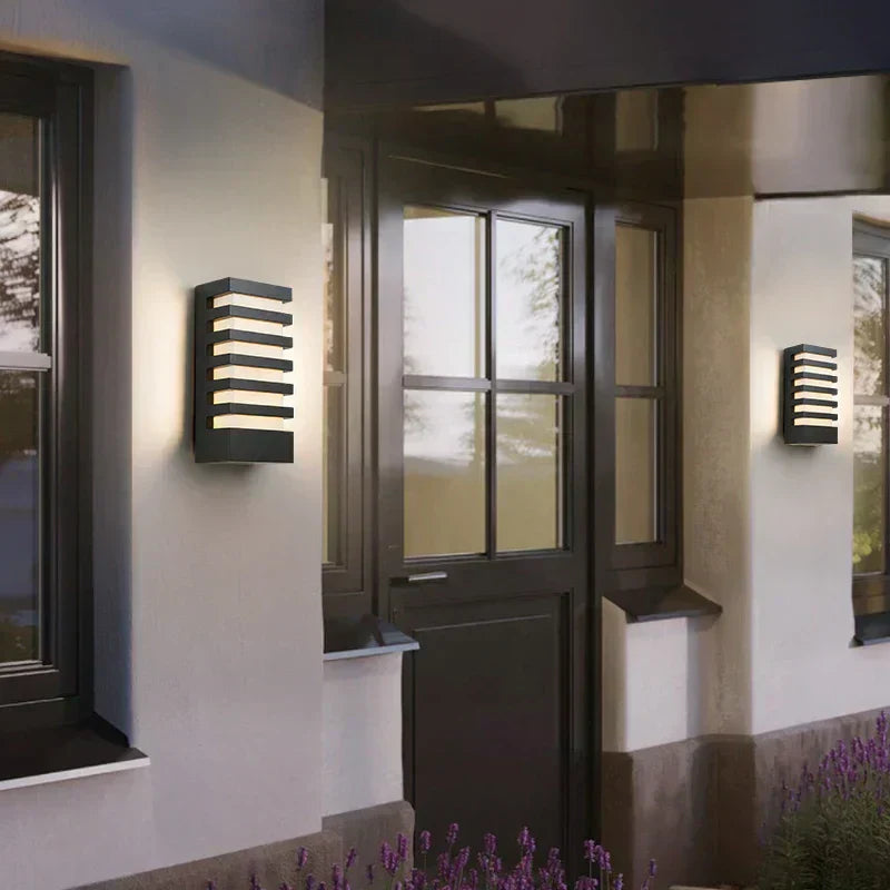 Garduru Aluminium-Wandlampe für drinnen & draußen