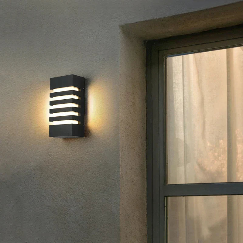 Garduru Aluminium-Wandlampe für drinnen & draußen