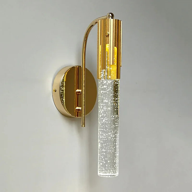 Elegante Kristall-Wandleuchte für Innen | LuxeGlow
