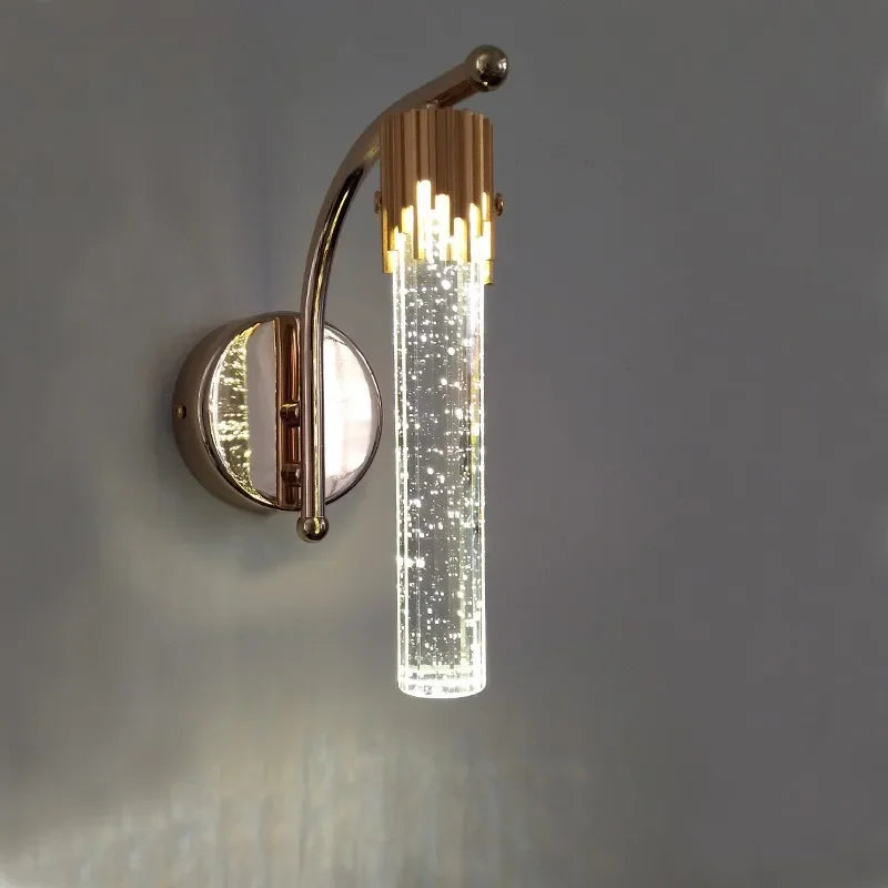Elegante Kristall-Wandleuchte für Innen | LuxeGlow