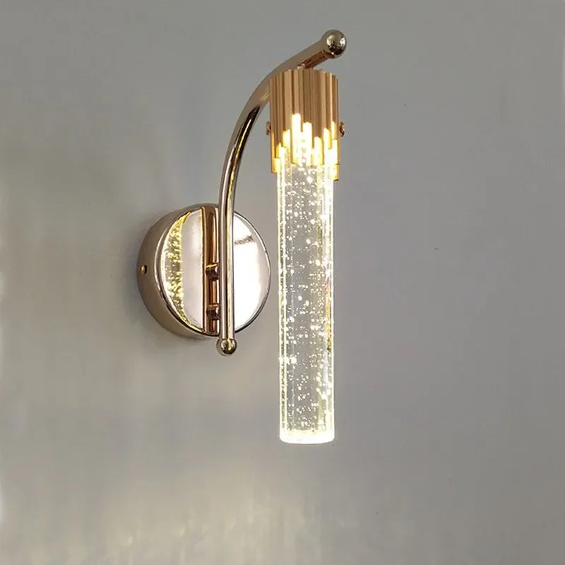 Elegante Kristall-Wandleuchte für Innen | LuxeGlow
