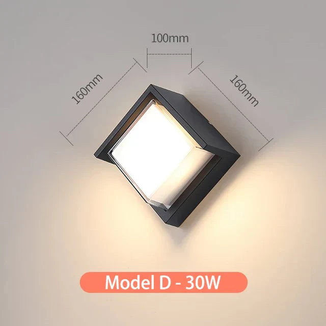 Garduru LED-Wandlampe mit Bewegungsmelder – Wetterfest und Energiesparend
