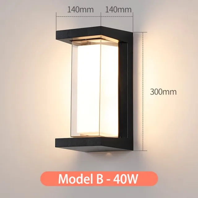 Garduru LED-Wandlampe mit Bewegungsmelder – Wetterfest und Energiesparend